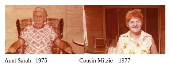 Sarah and Mitzie